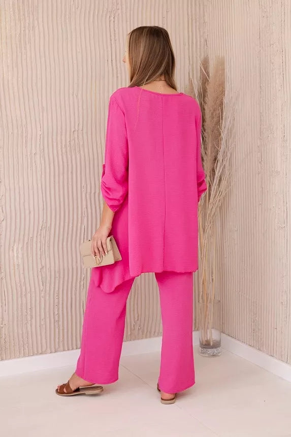 Women's dark pink suit Elis