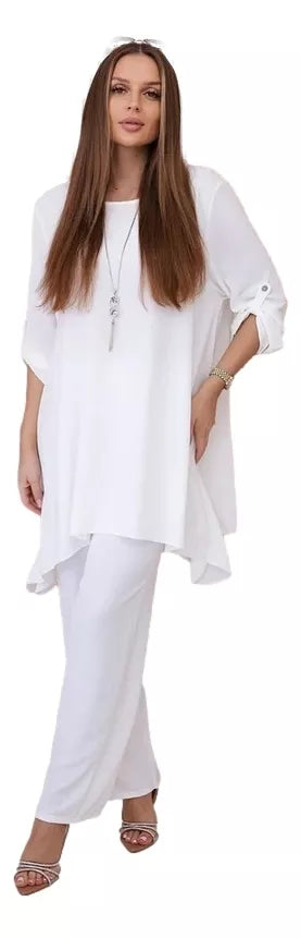 Women's white suit set Elis