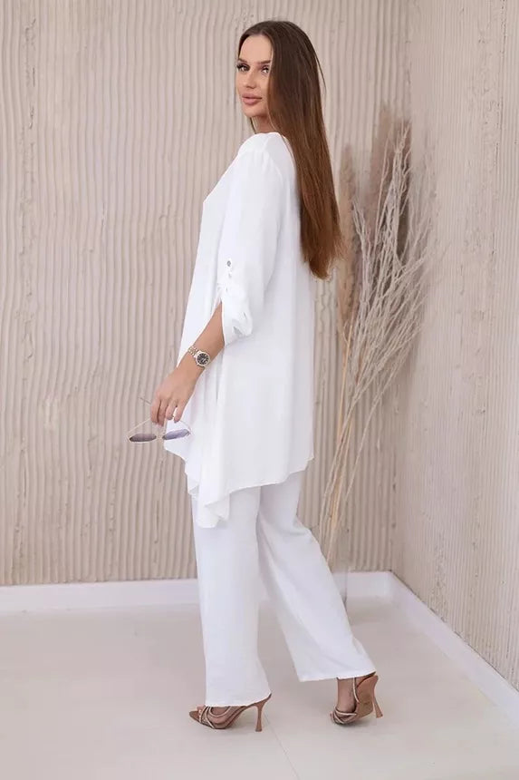 Women's white suit set Elis