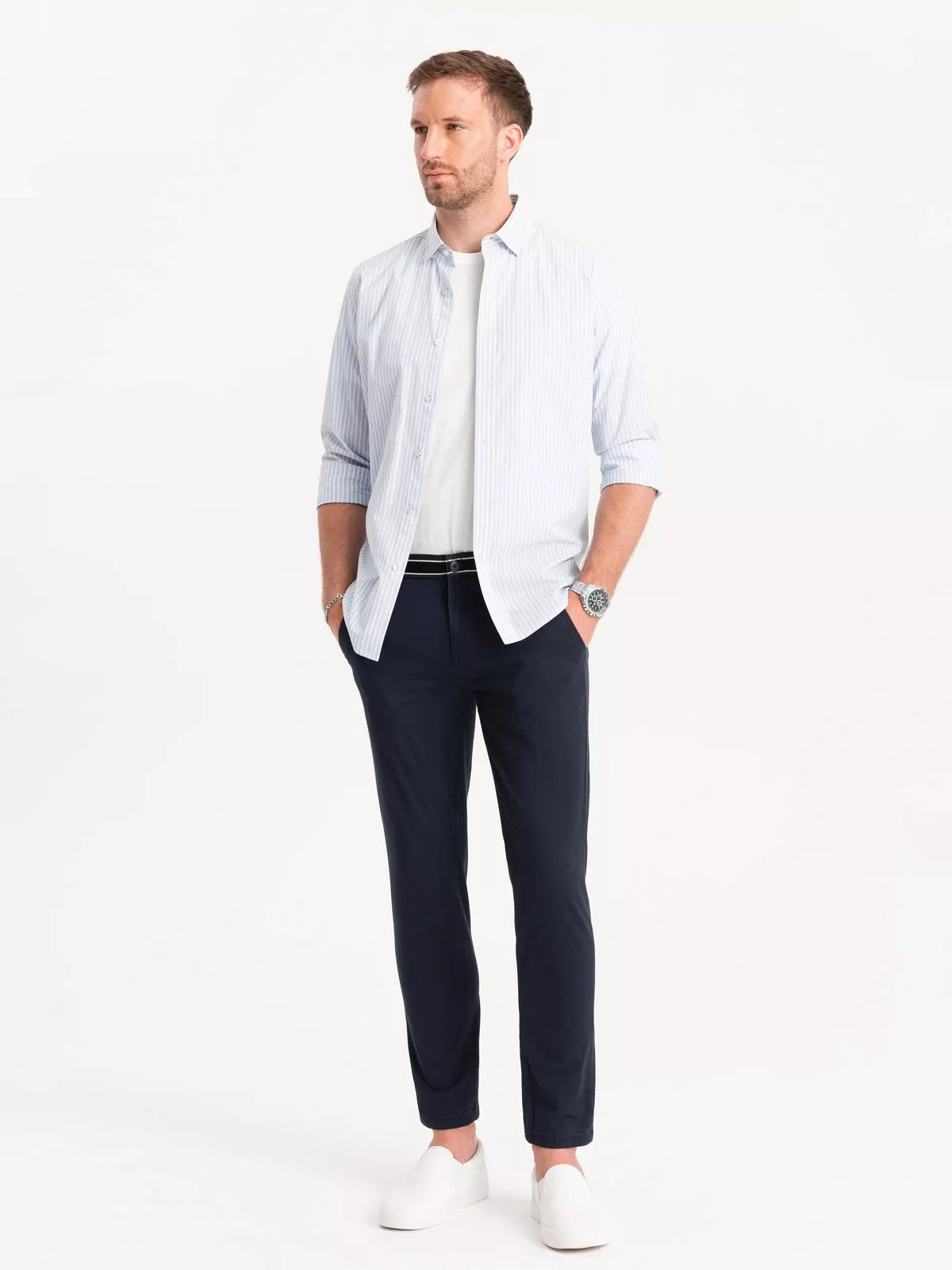 Men's dark blue pants Adam
