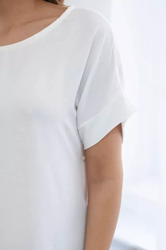 White dress with pockets Safira 