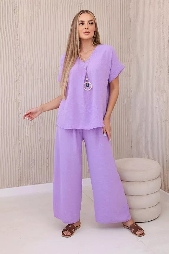 Women's purple Lebelle set.
