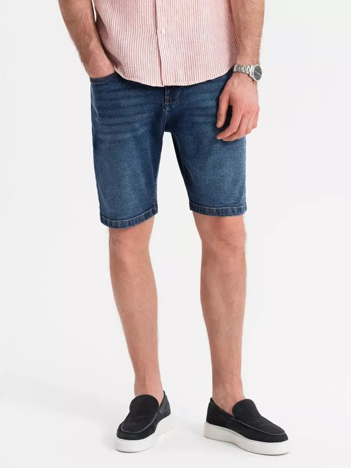 Men's dark blue denim shorts Celtic