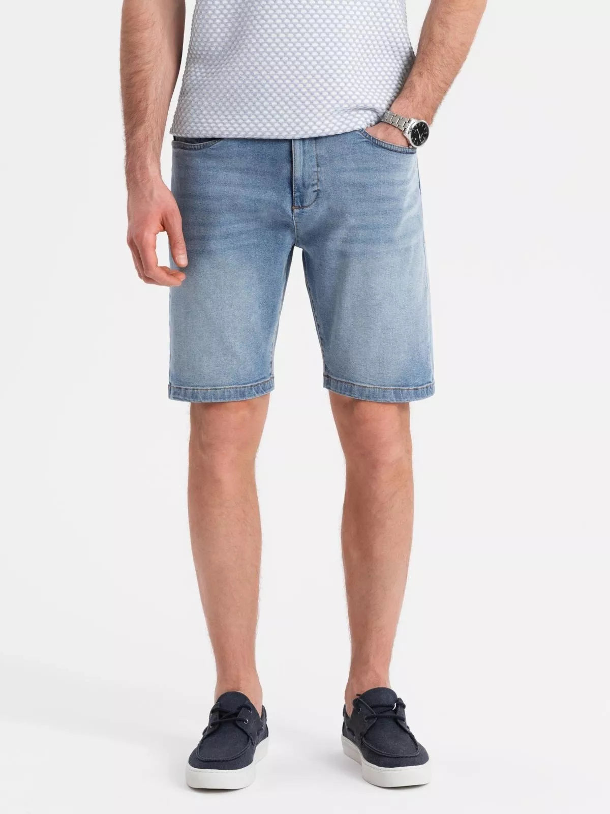 Men's blue denim shorts Celtic