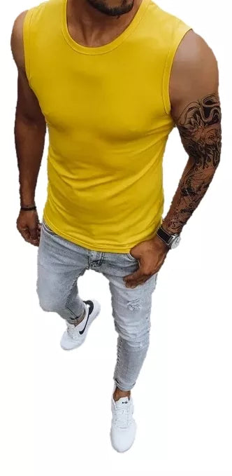 Men's yellow T-shirt Lock