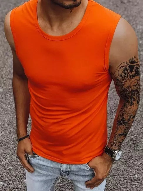 Men's bright orange Lock T-shirt