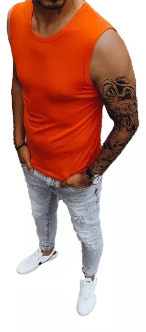 Men's bright orange Lock T-shirt