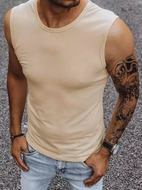 Men's brown T-shirt Lock