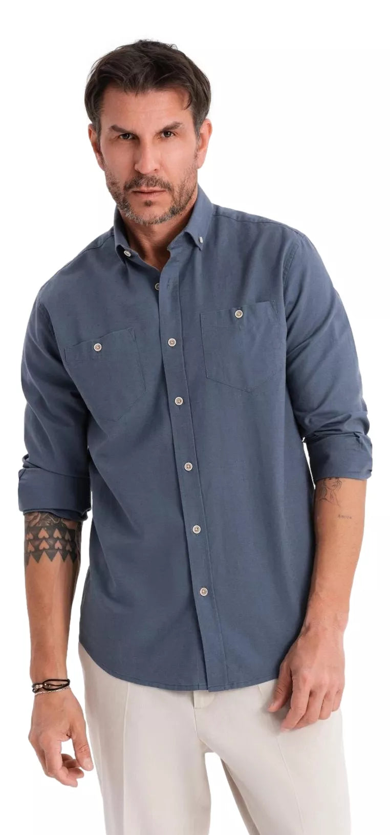 Men's blue shirt Arlas