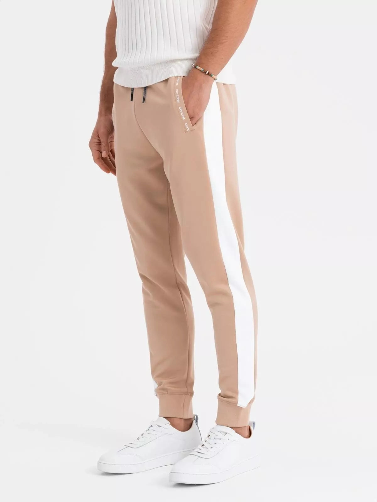 Men's brown casual pants Adelf