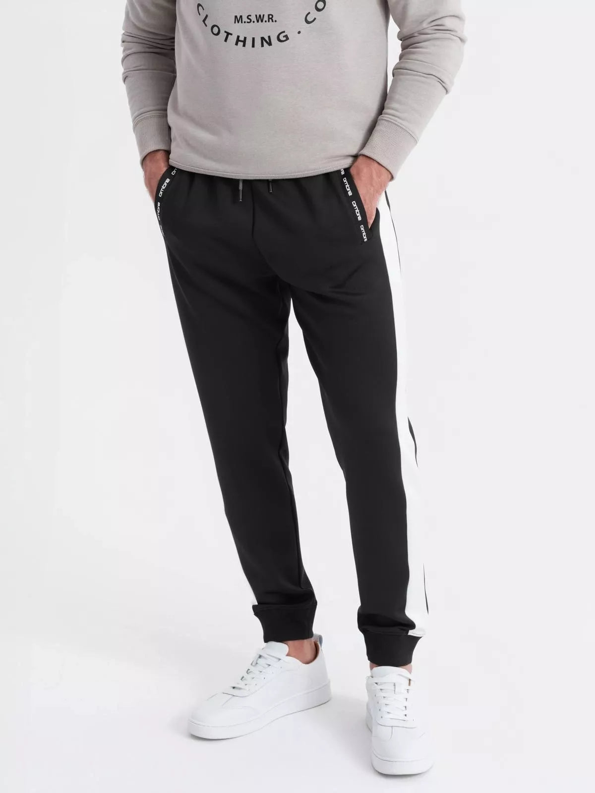 Men's judo-colored casual pants Adelf