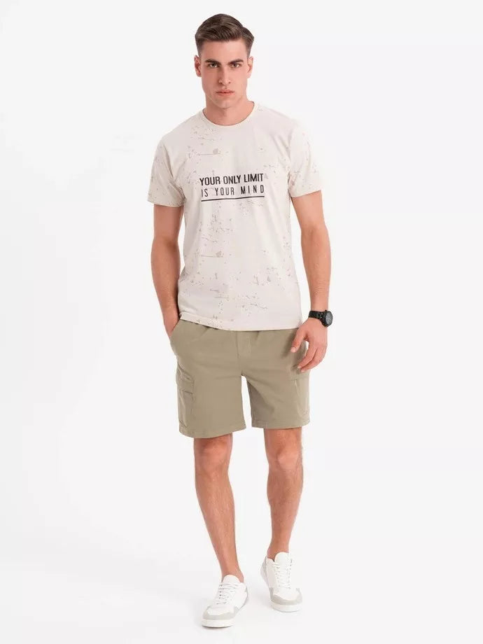 Men's khaki shorts Stuart