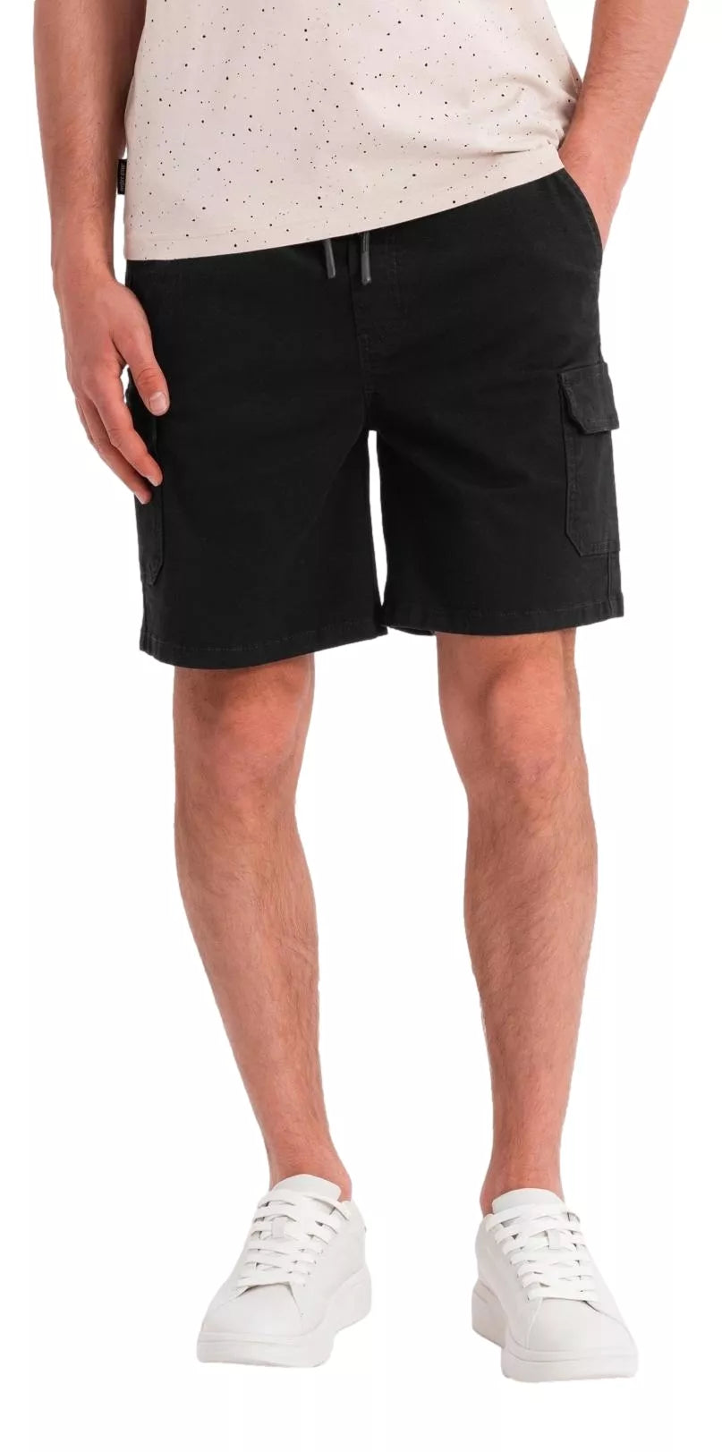 Men's black shorts Aron