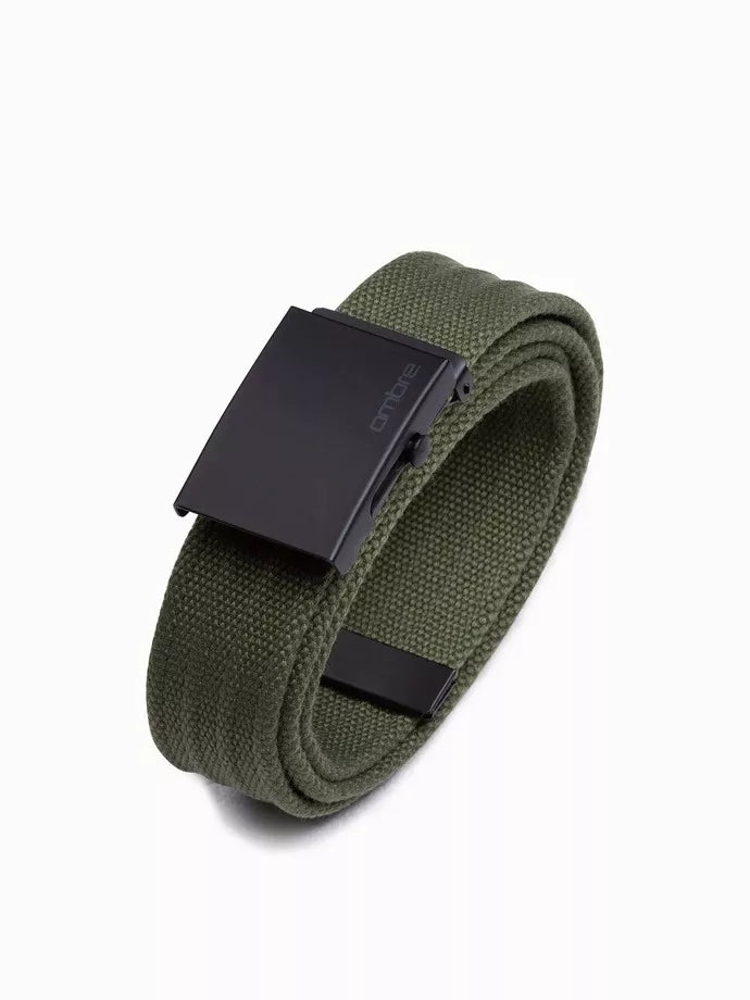 Men's khaki belt Derek
