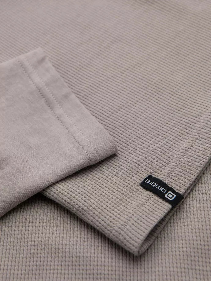 Men's gray long-sleeved T-shirt Doug