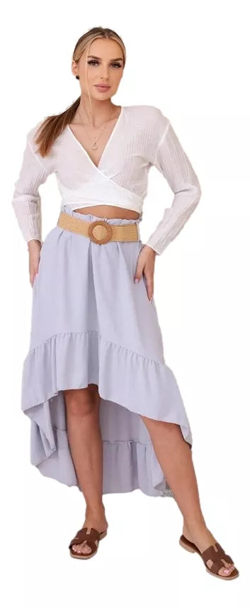 Women's gray skirt Pixel