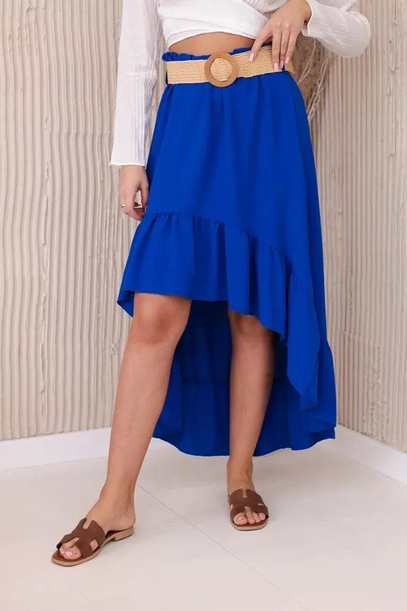 Women's blue skirt Pixel