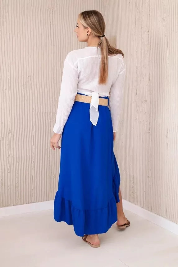Women's blue skirt Pixel