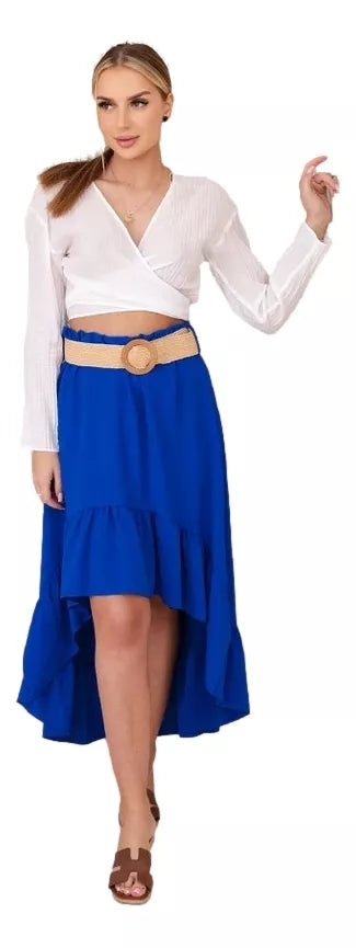 Women's blue skirt Pixel