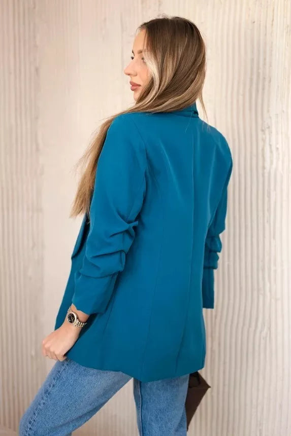 Women's turquoise jacket Florita