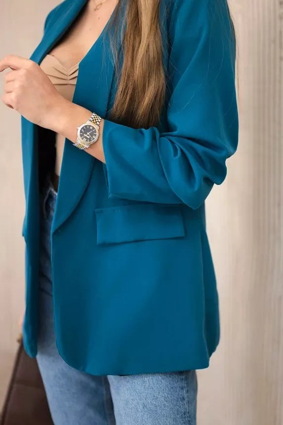 Women's turquoise jacket Florita