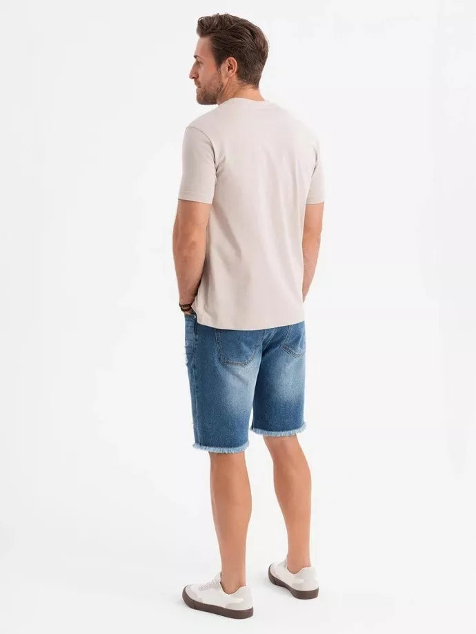 Men's blue denim shorts Urban