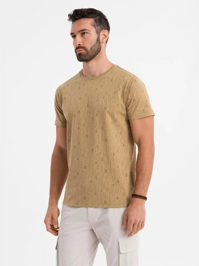 Men's brown T-shirt Authentic