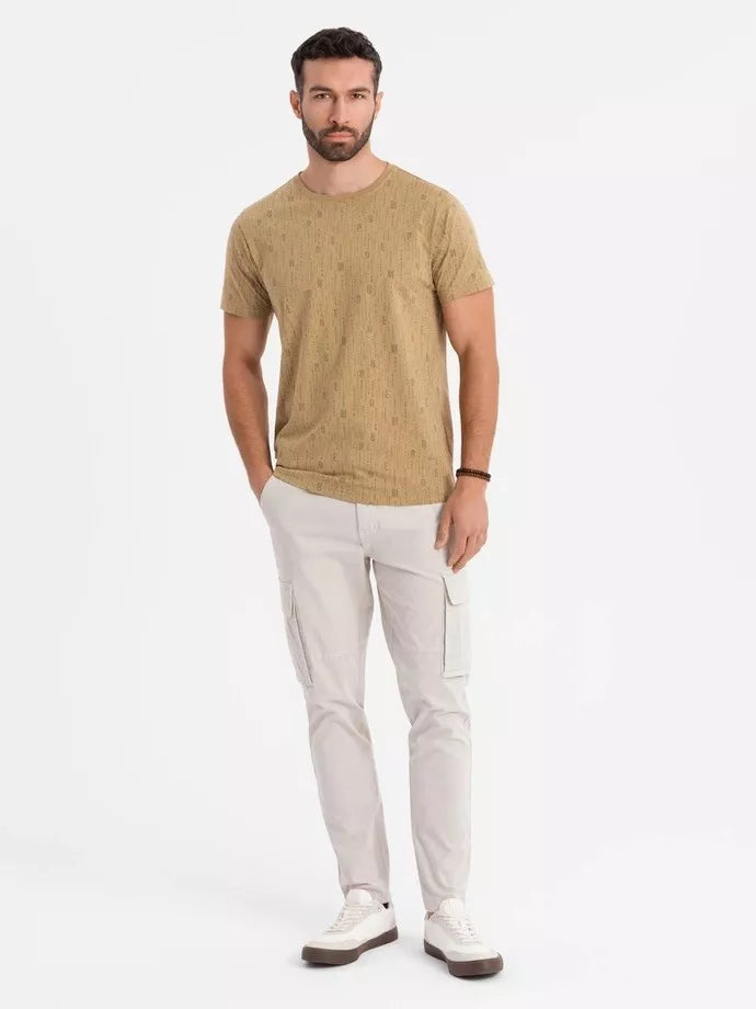 Men's brown T-shirt Authentic