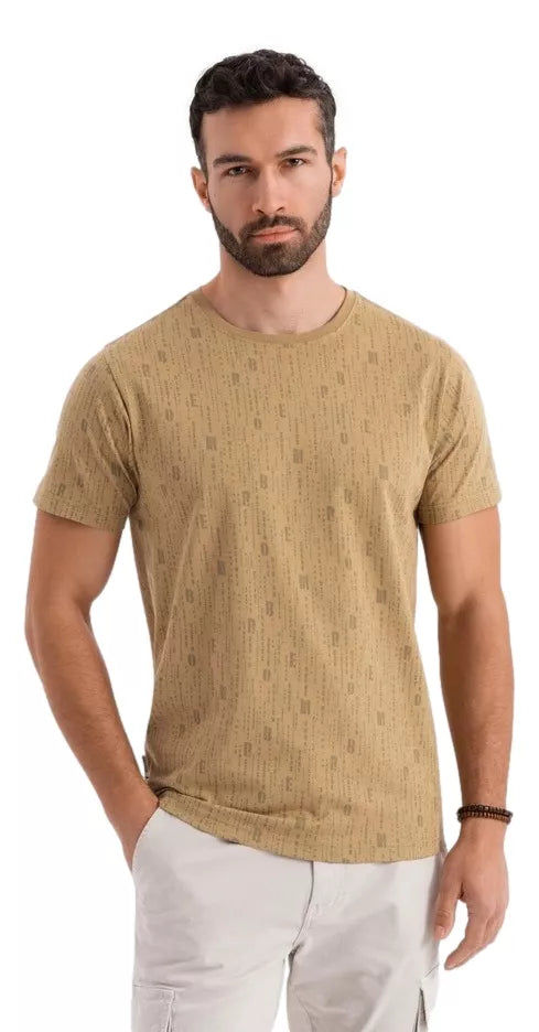 Men's brown T-shirt Authentic
