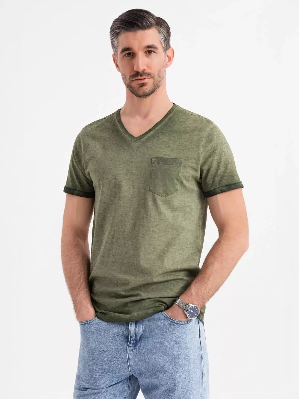 Men's khaki shirt Montel