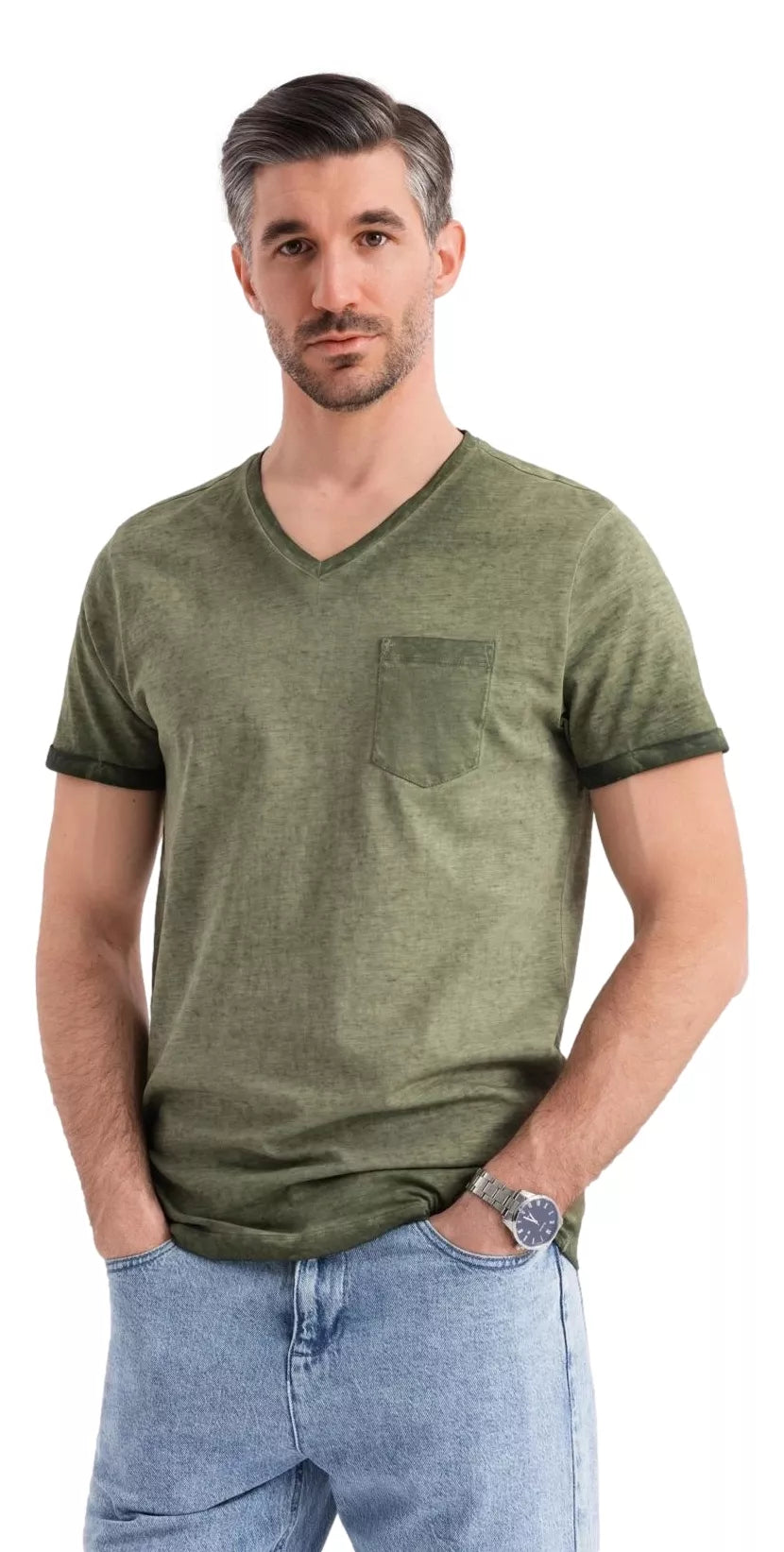 Men's khaki shirt Montel