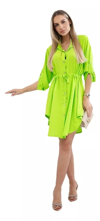 Women's neon green dress Hill