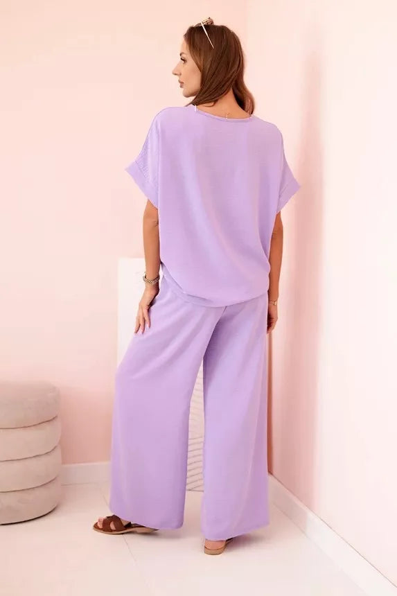 Women's light purple set Loren