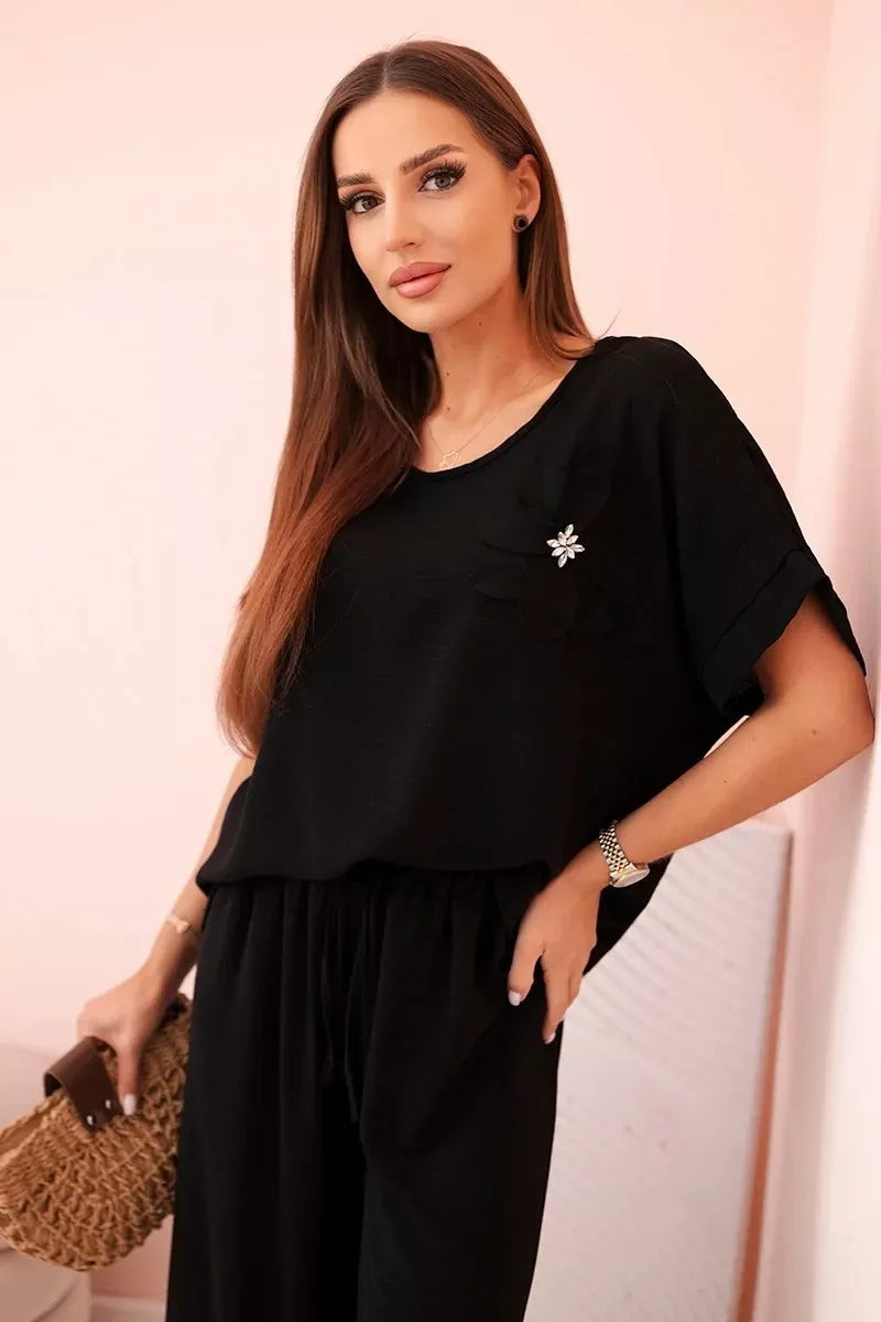 Women's black suit Loren