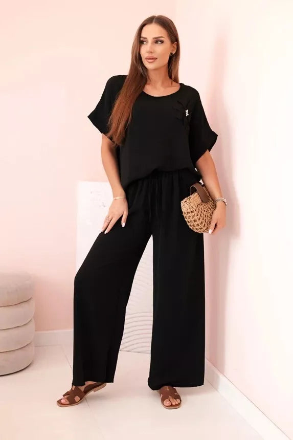 Women's black suit Loren