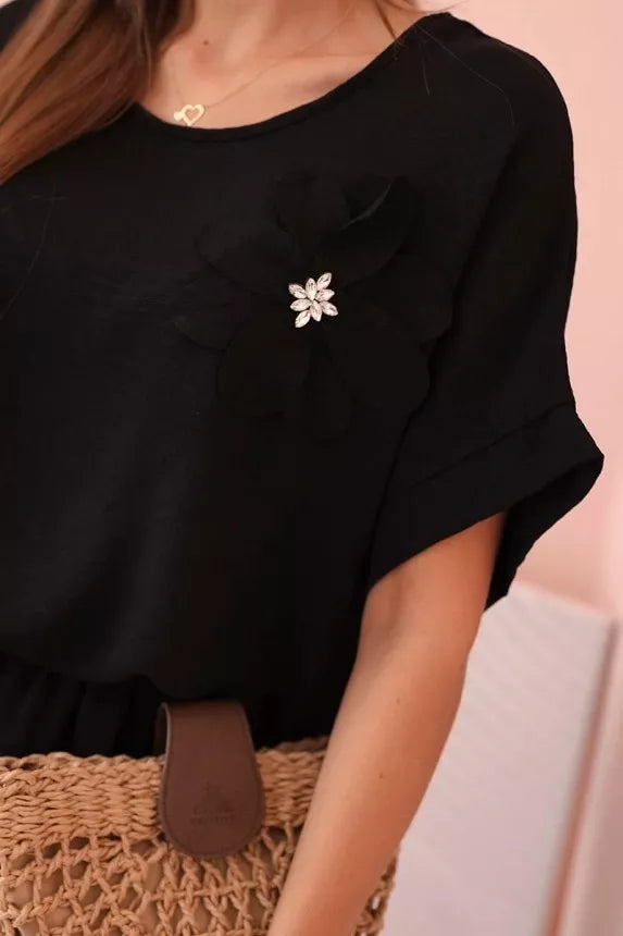 Women's black suit Loren