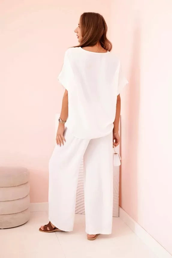 Women's white suit Loren