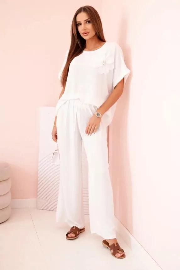 Women's white suit Loren