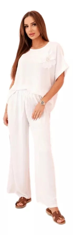 Women's white suit Loren