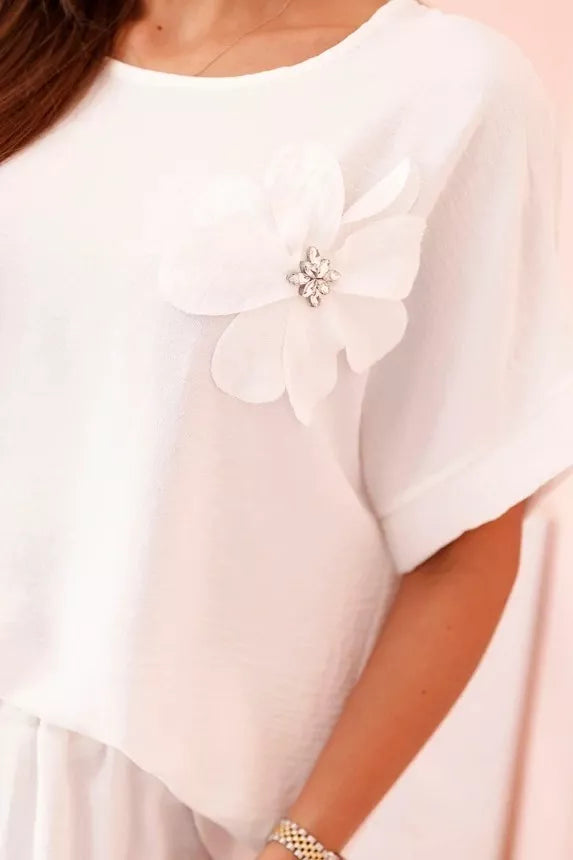 Women's white suit Loren