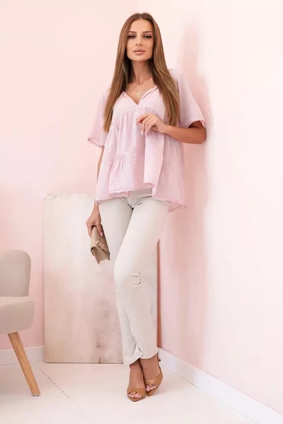 Women's light pink blouse Palmira 