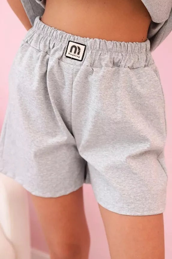 Women's light gray Colton suit set