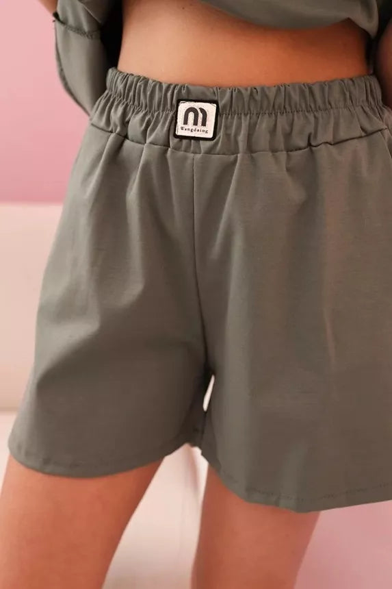 Women's khaki-colored suit Colton