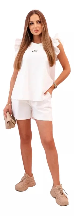 Women's white Colton suit