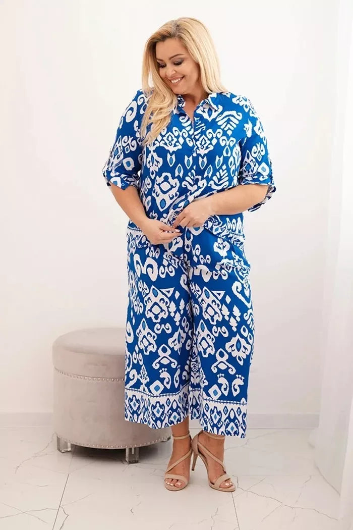 Women's blue suit Anda