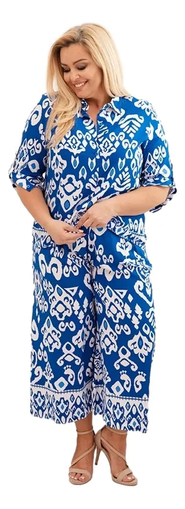 Women's blue suit Anda