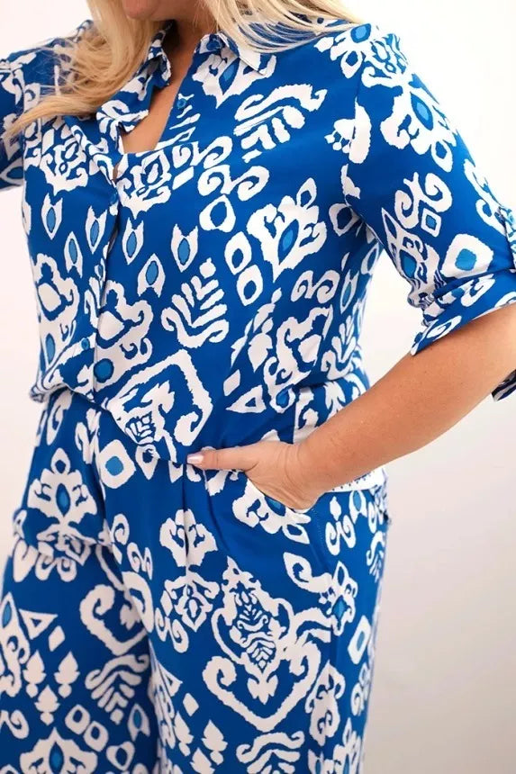 Women's blue suit Anda