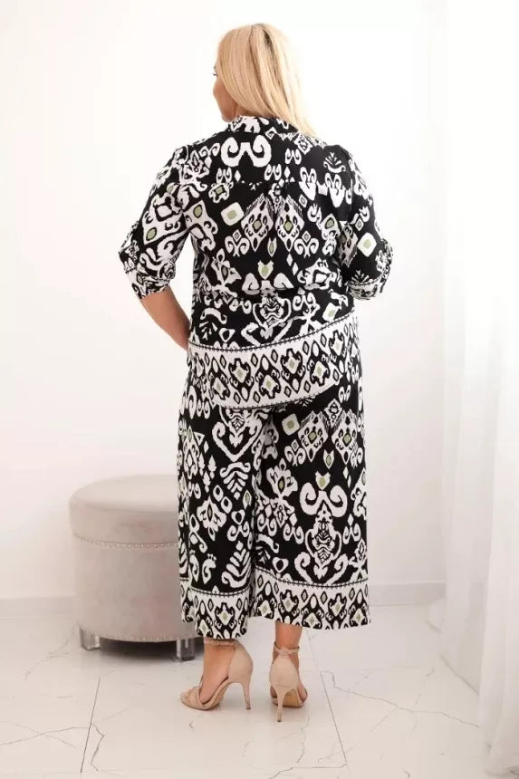 Women's black suit Anda