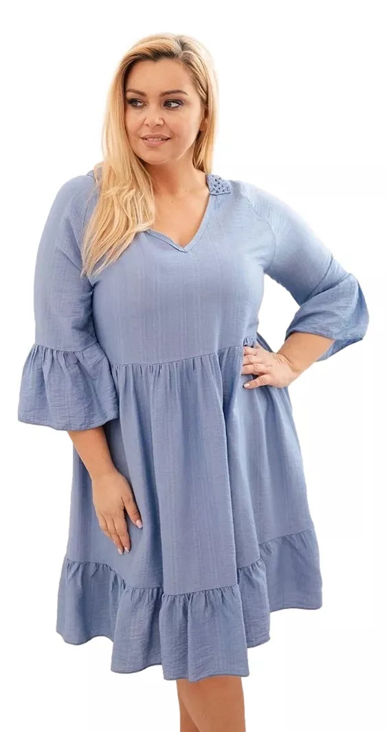 Women's blue dress Wel