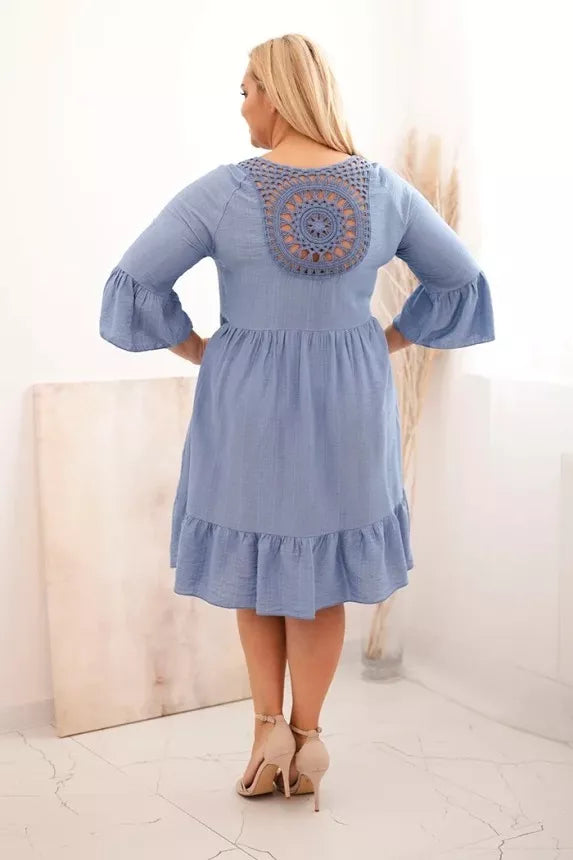 Women's blue dress Wel